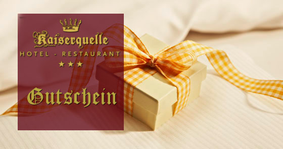 Geschenkgutschein Hotel Kaiserquelle